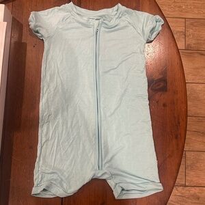 LITTLE SLEEPIES SHORTIES: Solid Light Blue (Size 18-24 months)